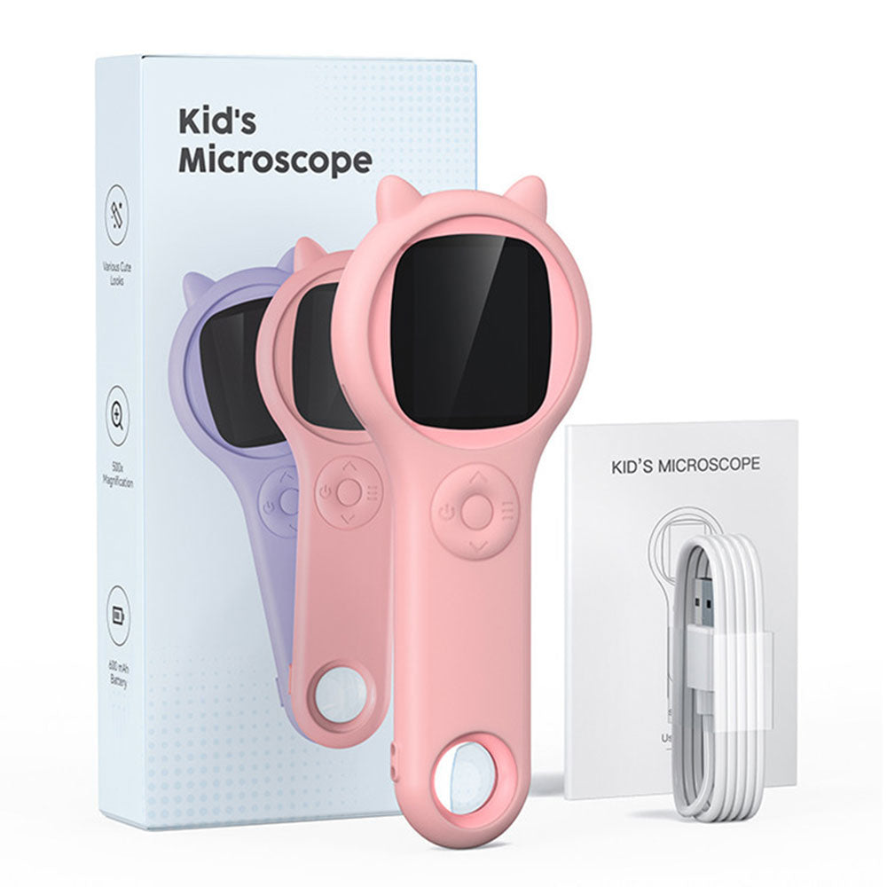 Mini Microscope Portable Handheld Magnifying Glass Educational Toy