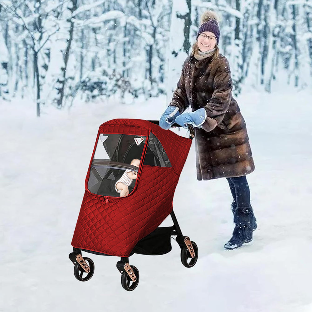 Universal Winter Stroller Cover Windproof Thicken Rain Cover Warm Cover
