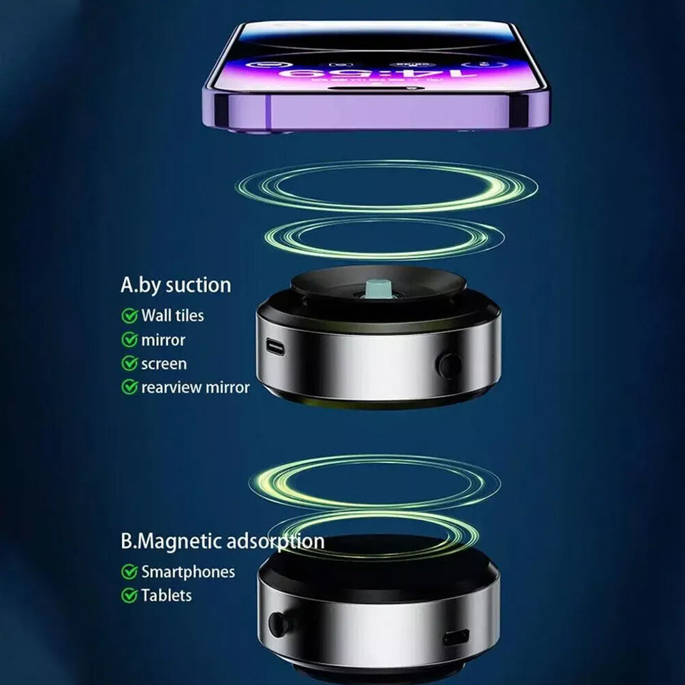 Wireless Charging Vacuum Adsorption Ultra-Stable Suction Cup Car Bracket