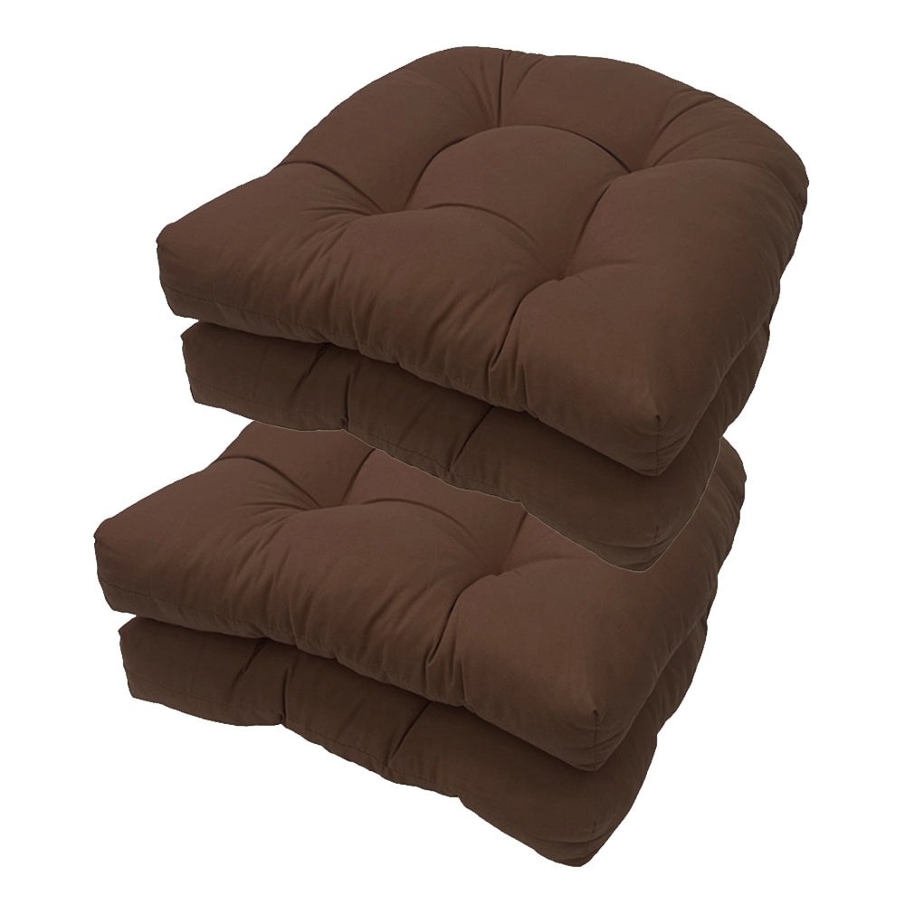 2Pcs Set of Overstuffed Universal Non-Slip Wicker Chair Tatami Mat