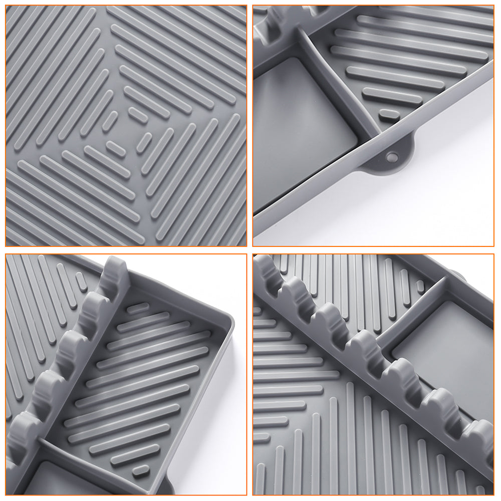 Microwave Outdoor BBQ Heat-Resistant Silicone Grill Mat for Griddle Tool