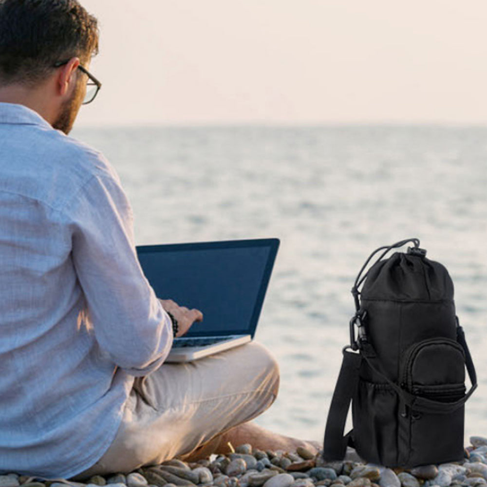 Water Bottle Sleeve with Adjustable Strap for 40oz Tumbler Cup Water Bottle