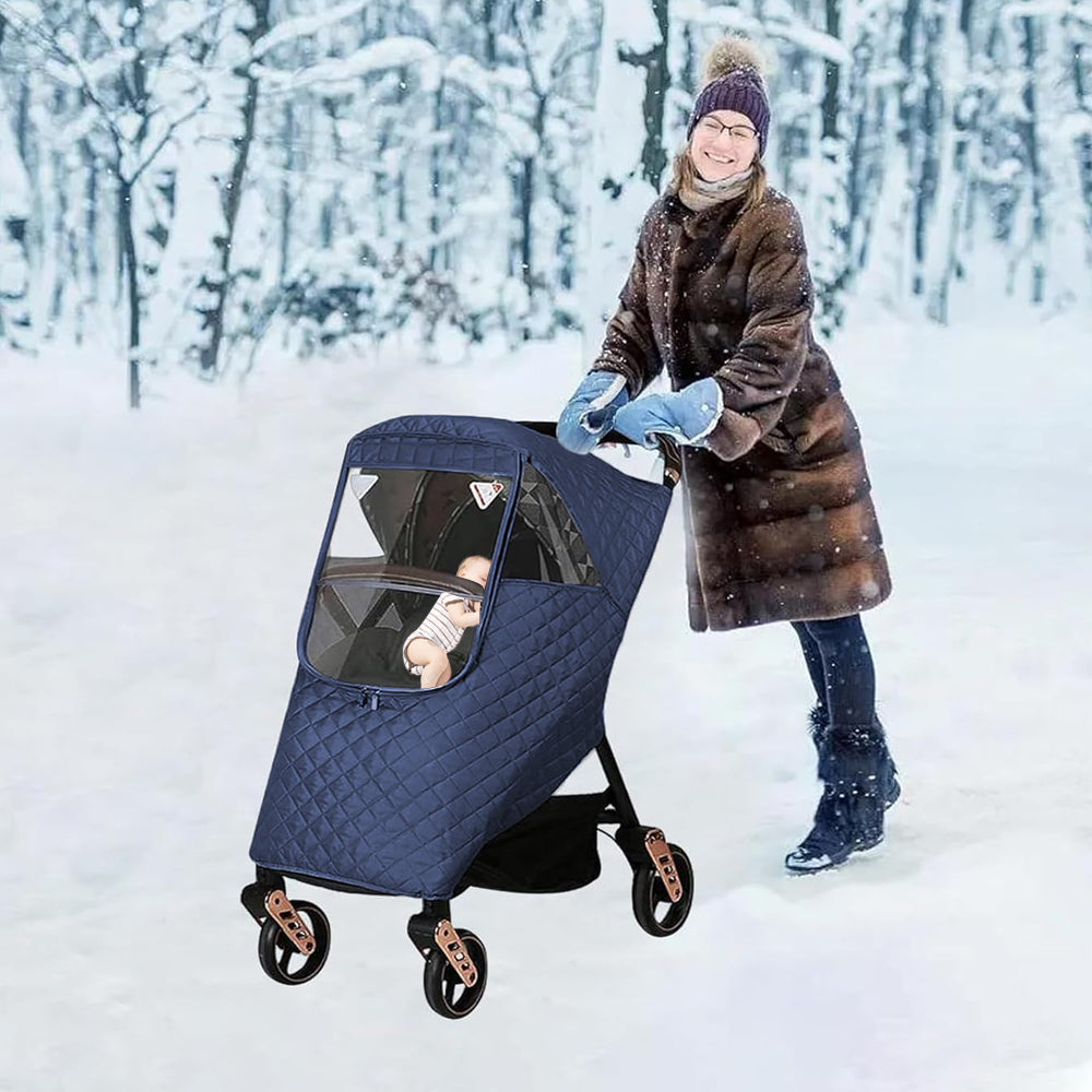 Universal Winter Stroller Cover Windproof Thicken Rain Cover Warm Cover