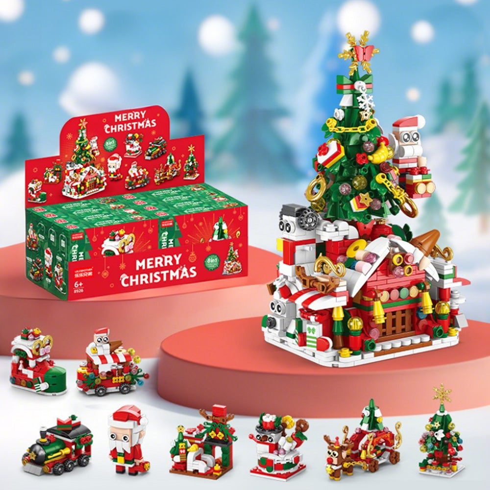 Christmas Tree Ornaments Building Blocks Christmas Santa Nutcracker Xmas Ornament