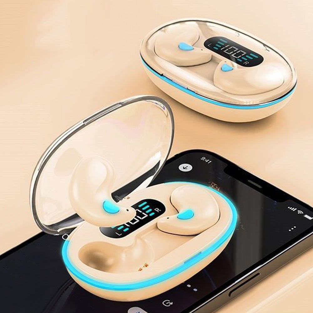X55 Ultra-Thin Sleep Headphones - Wireless Bluetooth 5.3 Earphones, Side Sleeper Design