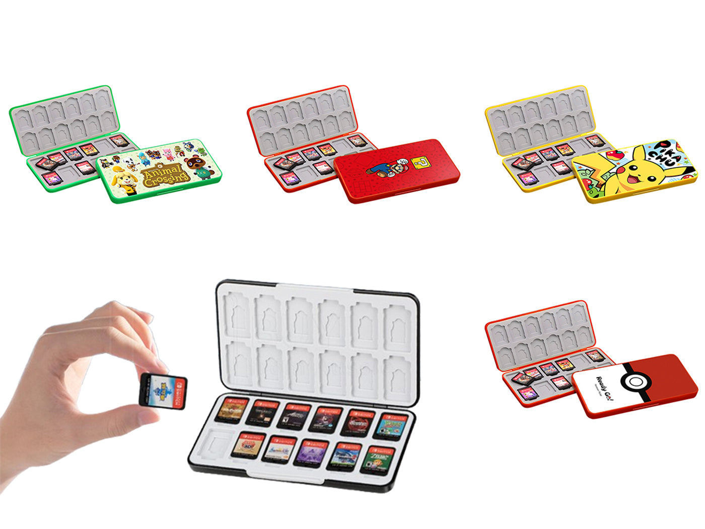 24 in-1 Magnetic Game Card Case Cover Storage Box Holder For Nintendo Switch /Lite