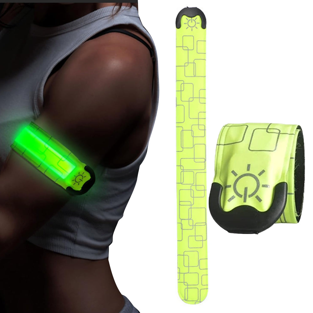 Reflective LED Light Armband Safety Belt Night Running Cycling Arm Band