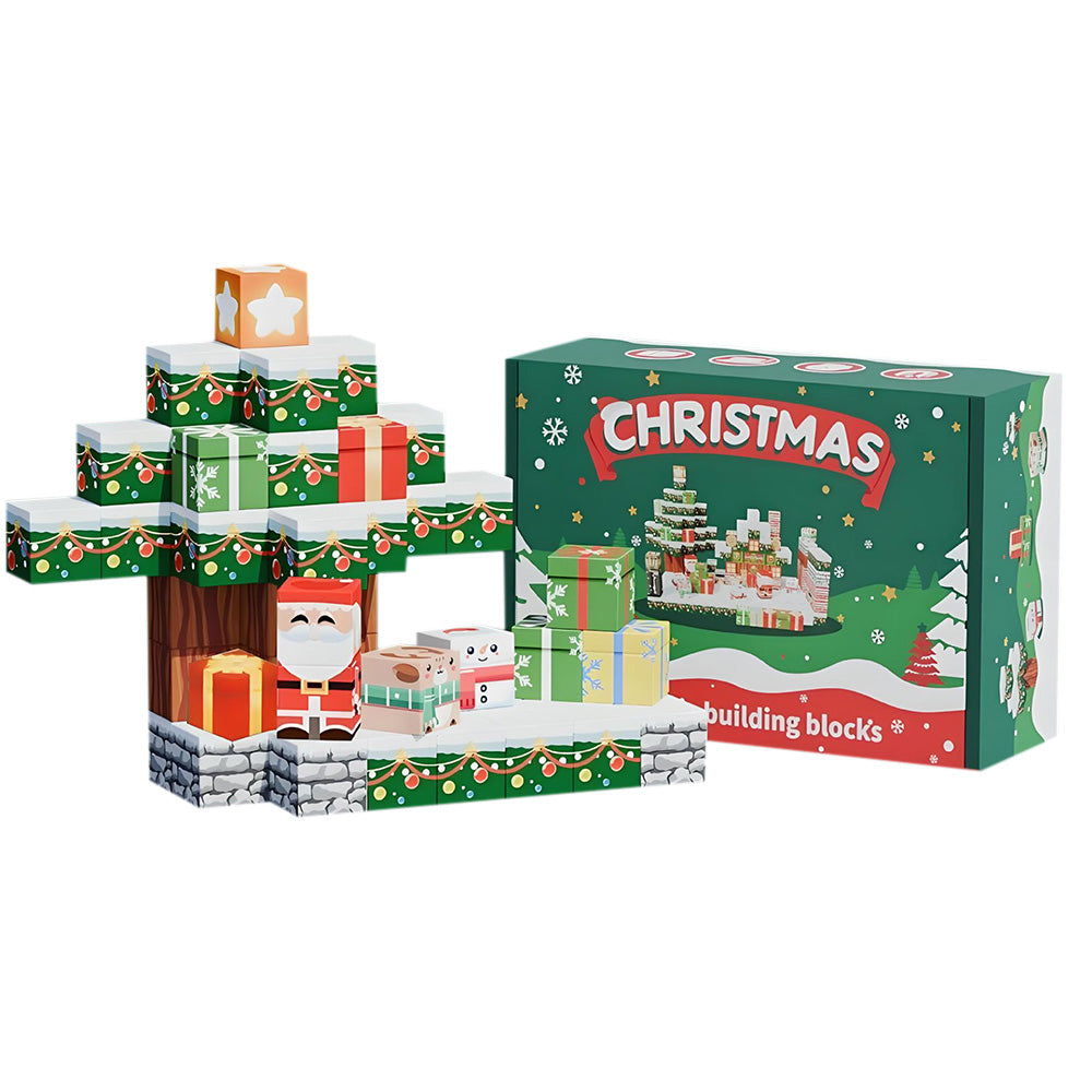 Christmas Building Cubes Sets for Boys and Girls