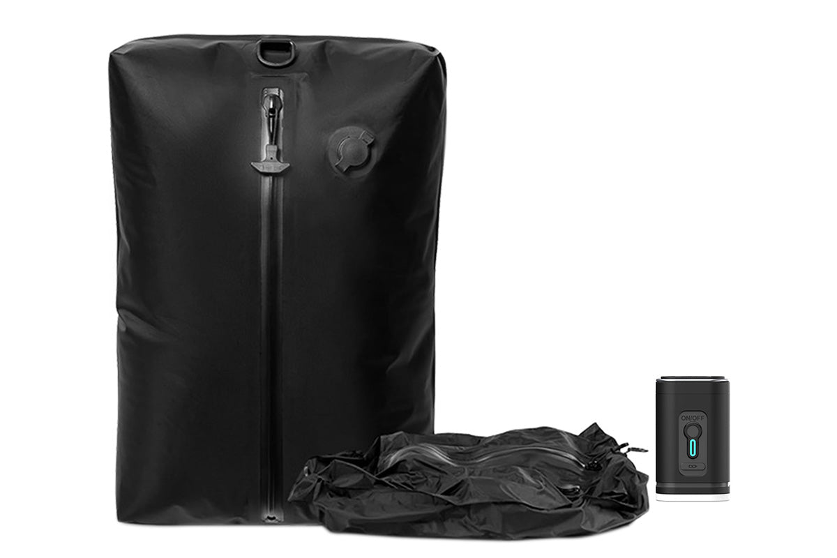 2Pcs Vacuum Bags for Travel Luggage with Wireless Pump Compression Bags
