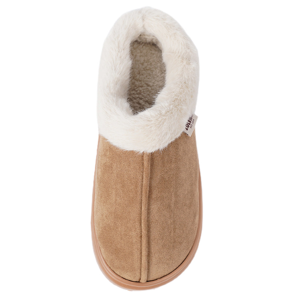 Winter Warm Slipper Indoor Slip On Shoes with Anti-Slip EVA Sole for Men and Women
