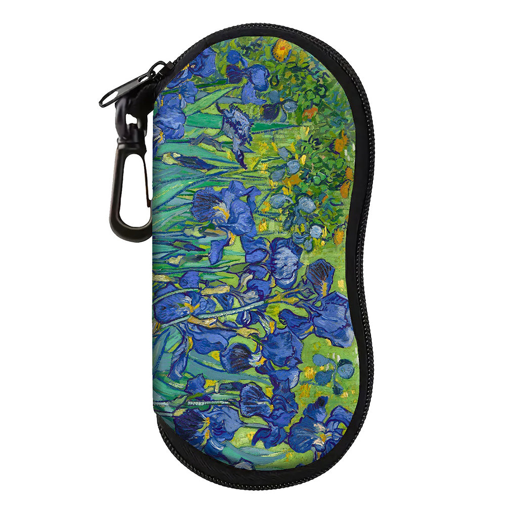 Lightweight Soft Glasses Case Scratch-Resistant Zipper Sunglasses Pouch for Travel and Commuting