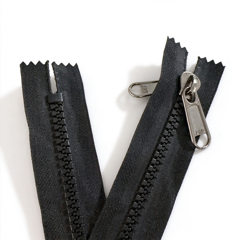 140cm Heavy-Duty Double Slider Resin Zipper for Tent Sleeping Bag