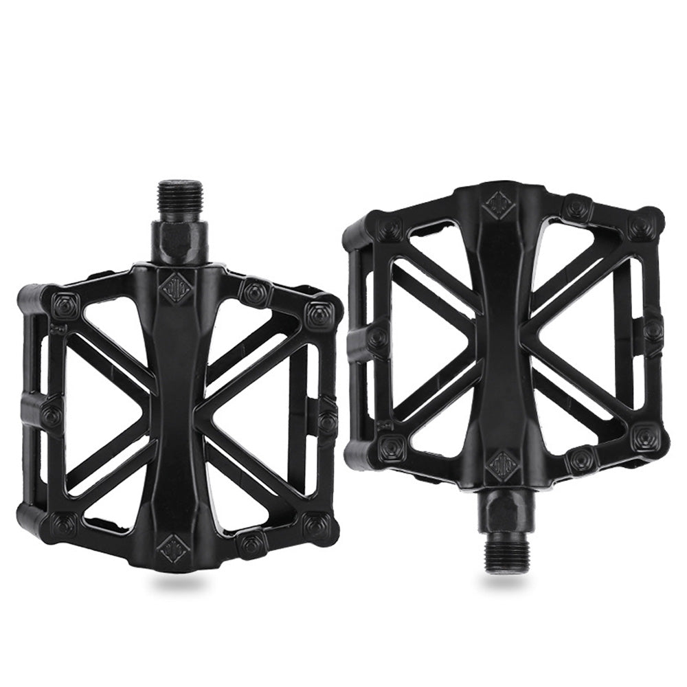 Antiskid Aluminum Alloy Bike Pedals Wide Platform Lightweight Bicycle Pedals for MTB Road Bikes