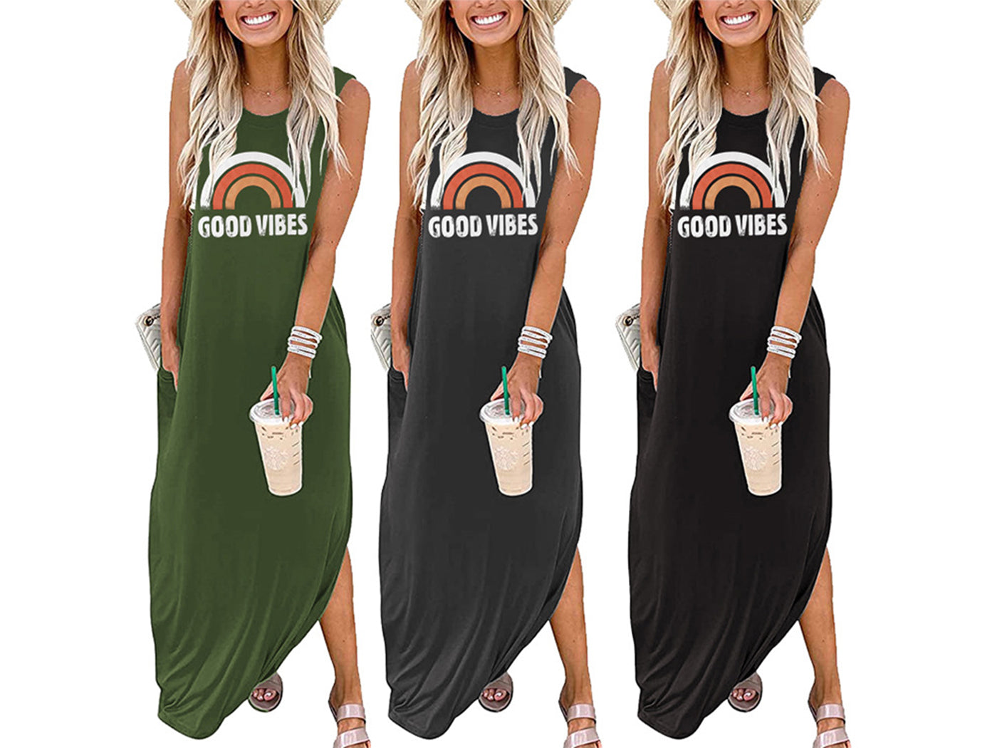Women's Breathable Summer Maxi Vest Dress