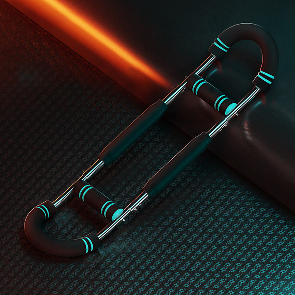 Twister Arm Exerciser Adjustable Spring Workout Bar Portable Home Fitness Equipment