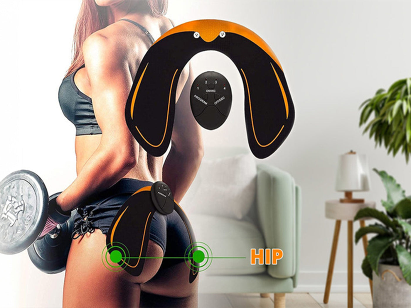 EMS Adjustable Hip Lifting Muscle Stimulator Booty Trainer