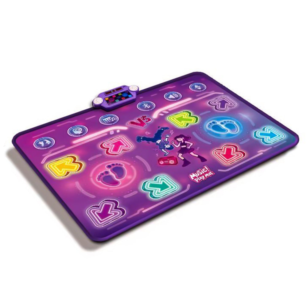 Rechargeable Dance Mat with 5 Modes Electronic Music Dance Pad for Living Room and Game Room