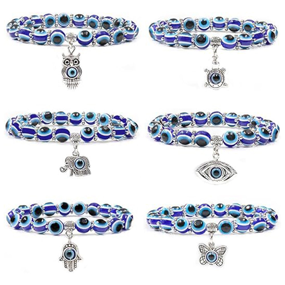 Turkish Evil Eye Bracelet Hamsa Hand Greek Mati Bangle Jewellery