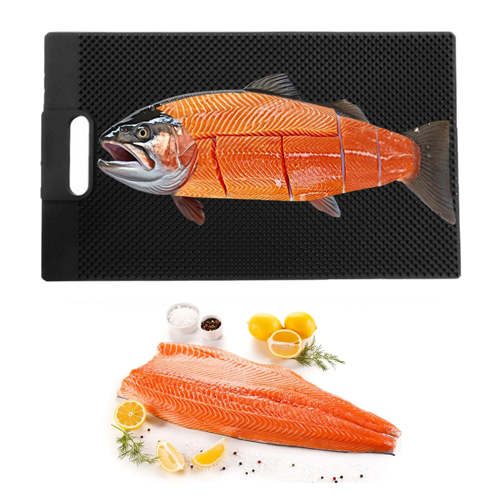 50x30cm Nonslip Portable Fish Fillet Mat with Handle