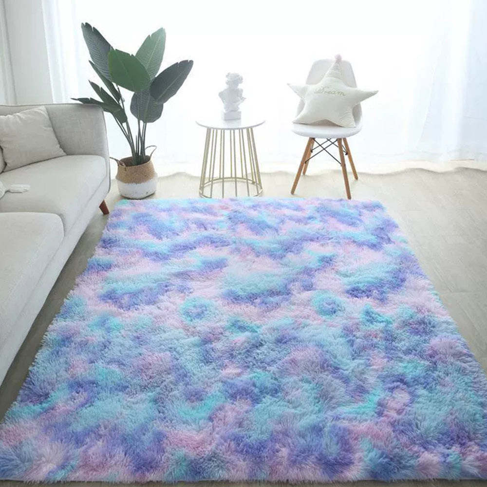 Plush Area Rug Soft Fluffy Carpet for Bedroom Living Room Dorm Room-Style 1