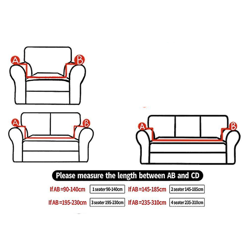 Christmas Theme Elastic Sofa Cover Couch Cover-Letters