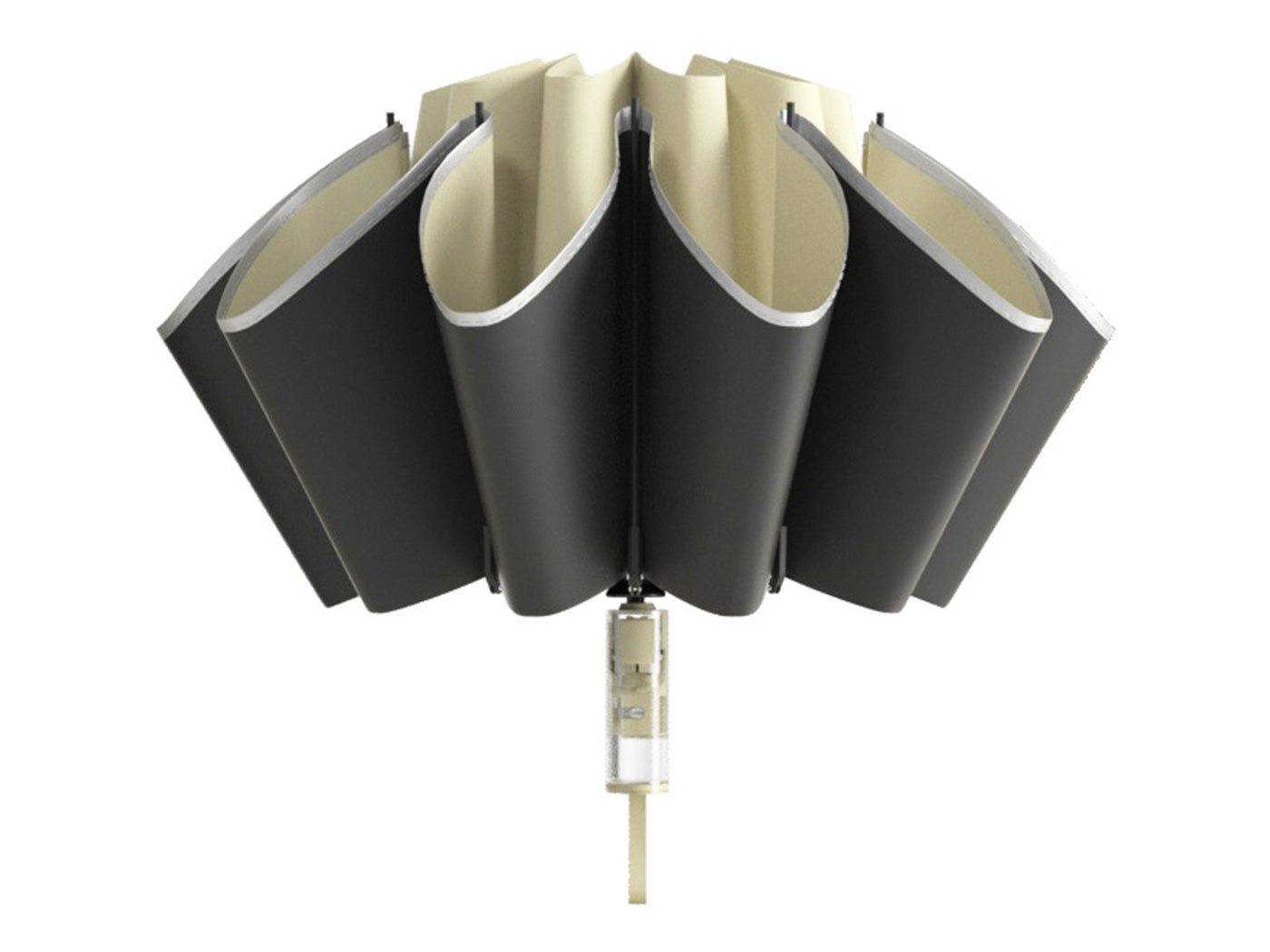 Easy Close Inverted Umbrella Compact Automatic Umbrella with Reflective Stripe