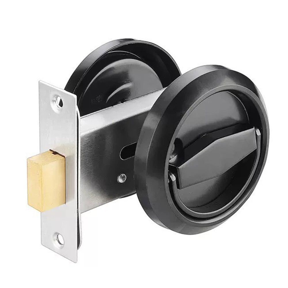 Hidden Door Lock Invisible Latch Double Sided Privacy Lock for Bedroom Bathroom Stainless Steel