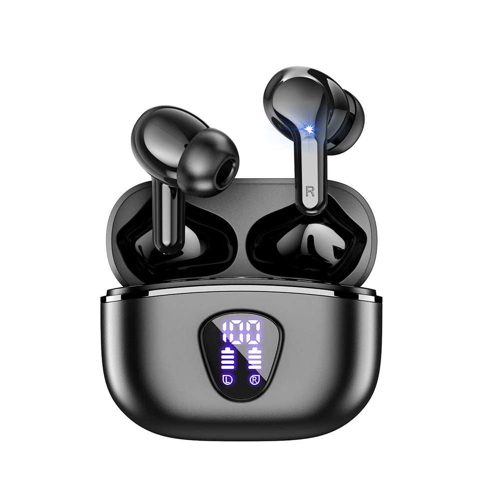 Wireless Bluetooth 5.3 HiFi Stereo Ear Buds with Digital Display for iOS Android