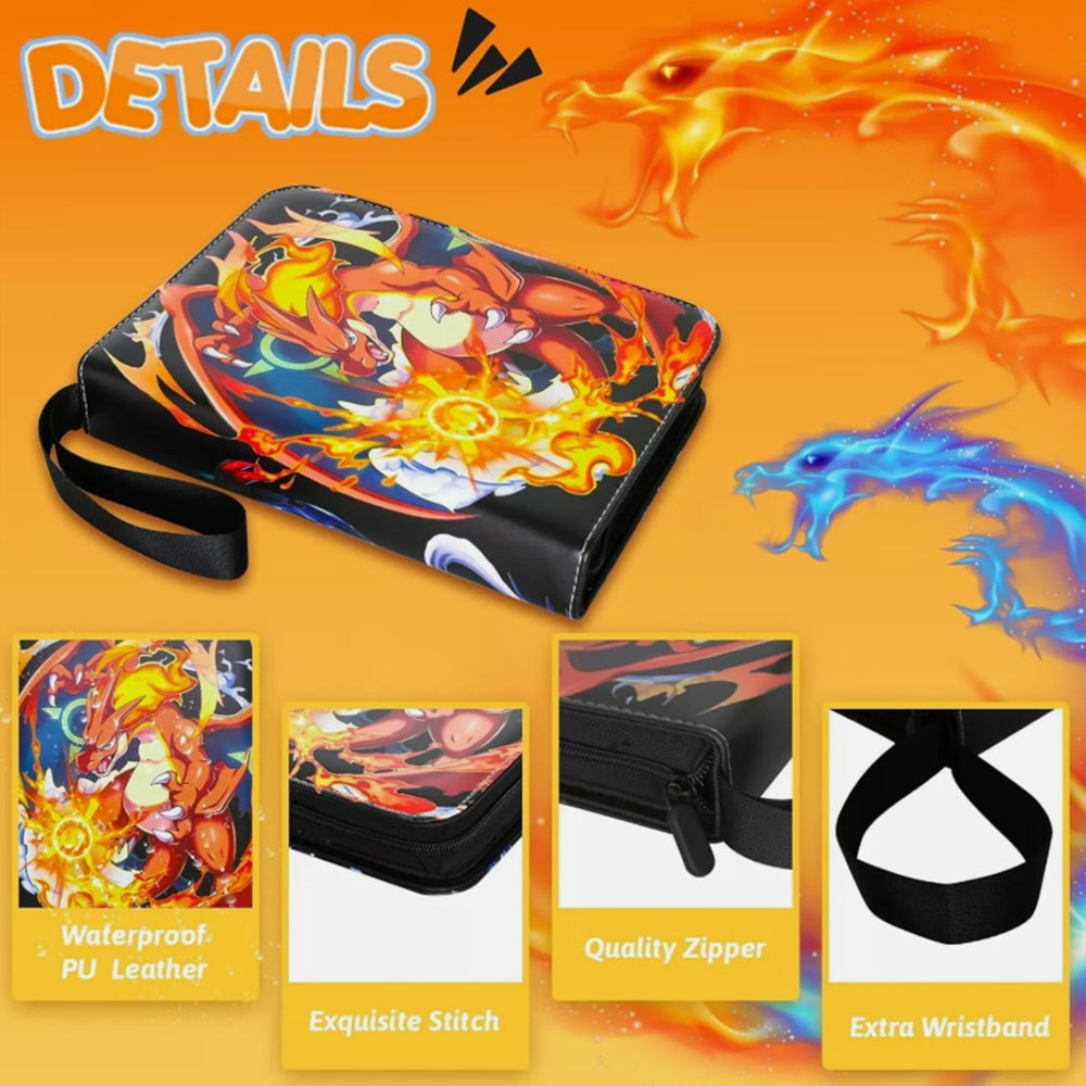 50 Sheets Card Binder Card Games Collection Case