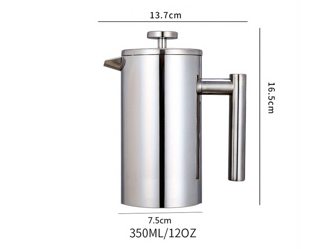 Stainless Steel French Press Coffee Maker French Press Kettle Coffee Pot
