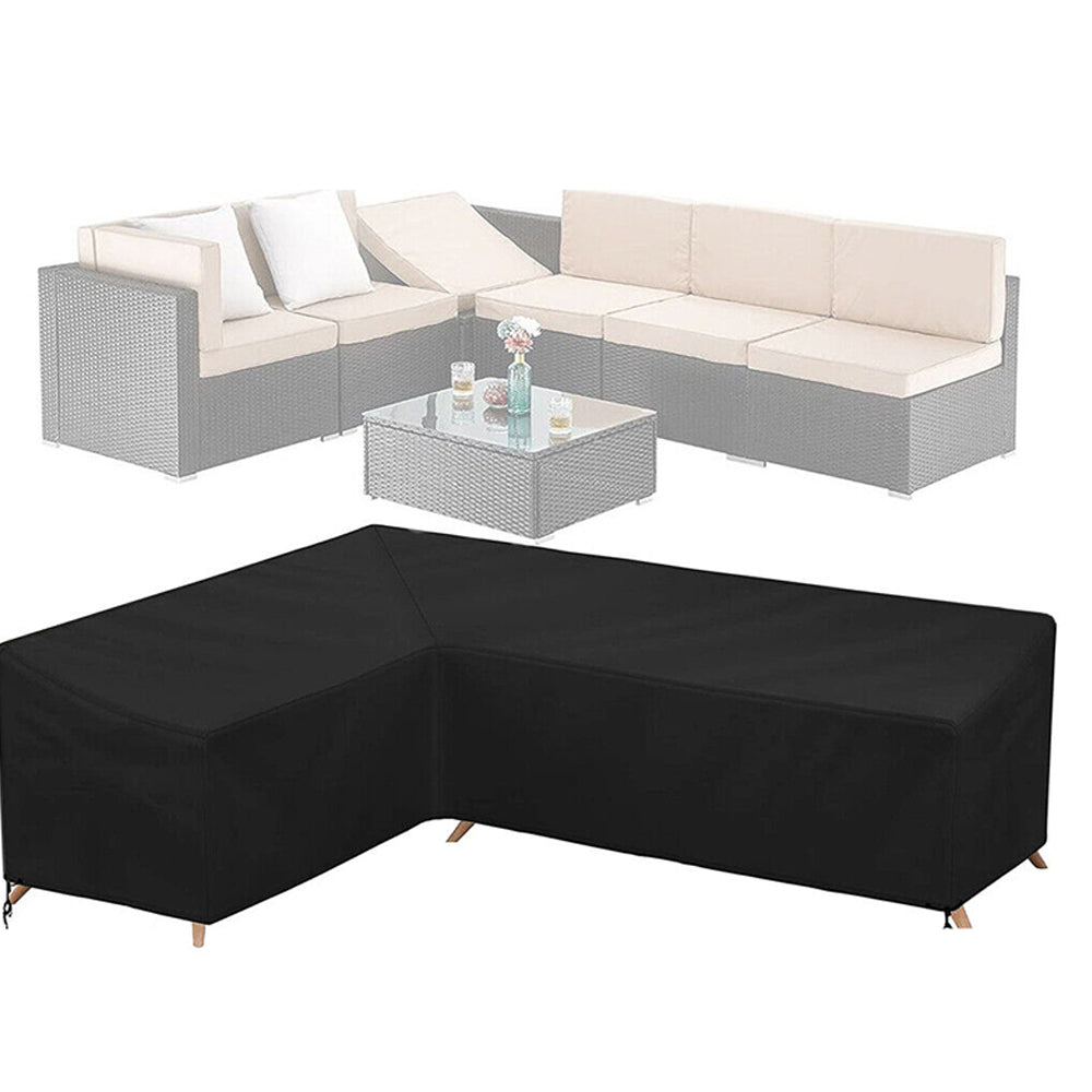 Water Resistant L-Shape Sectional Sofa Protector Cover