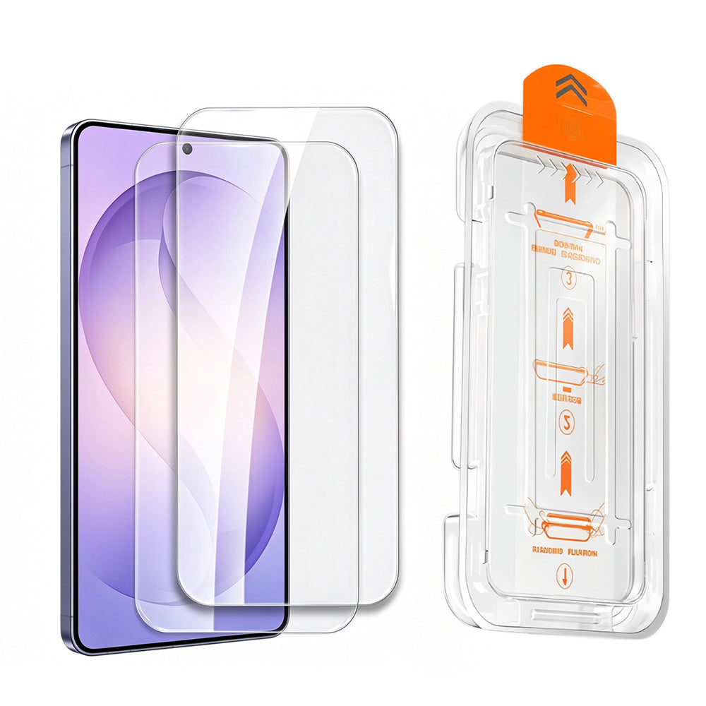 2 Pcs Dust-Free Clear Glass Screen Protectors for Samsung Galaxy S26 Ultra