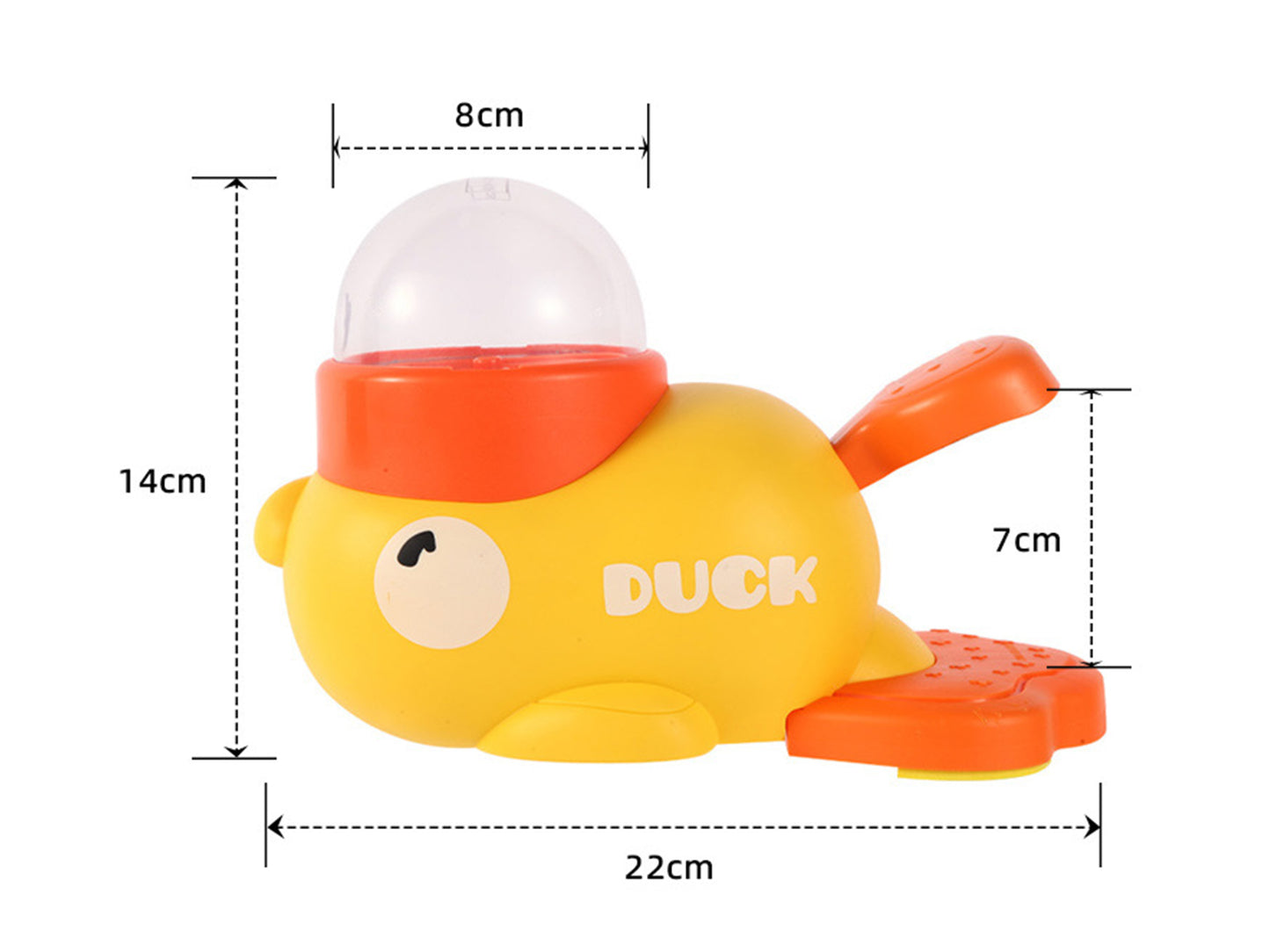 Dog Interactive Treat Dispenser Duck Toy, Food Puzzle Slow Feeder