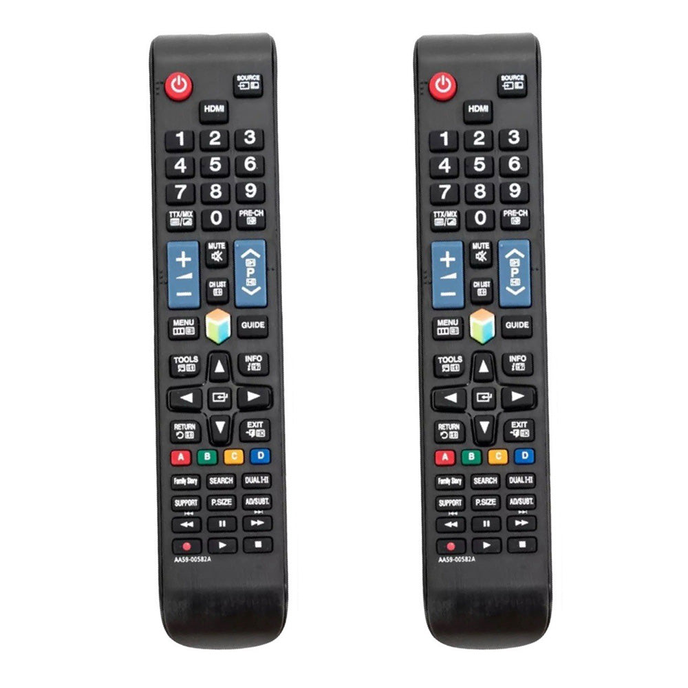 2 Replacement TV Remotes Compatible with Samsung AA59 Series LCD TVs