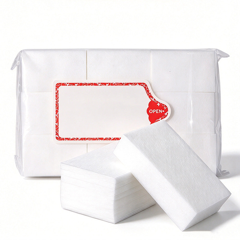 1000 Pack Lint Free Cotton Nail Wipes Manicure Cleaning Pads