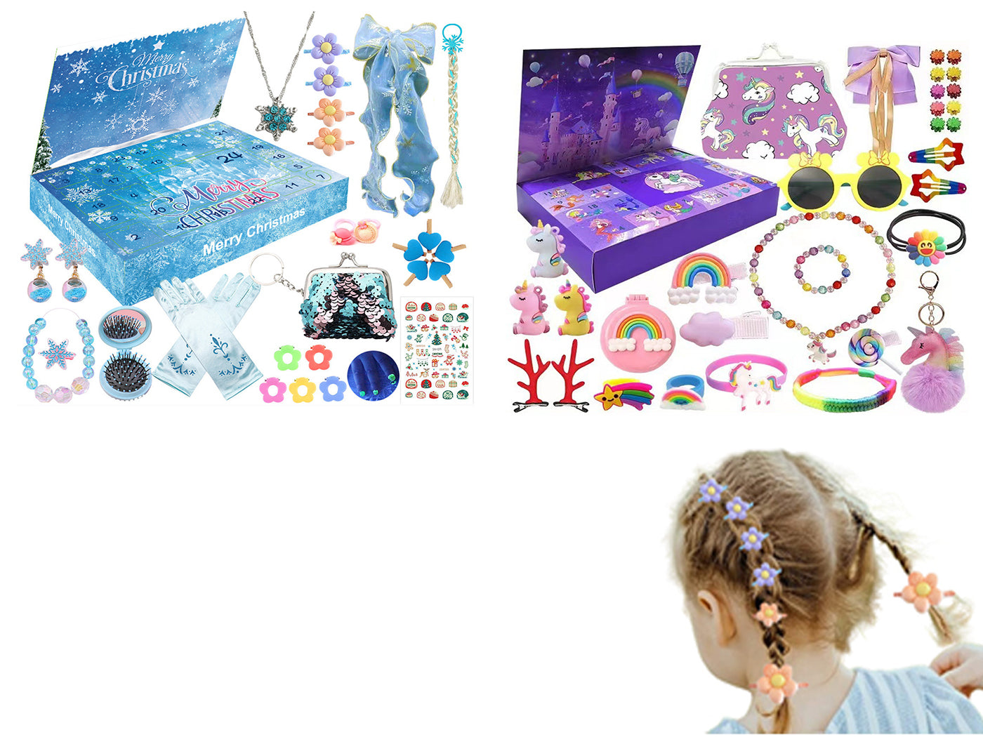 24 Days Countdown Christmas Advent Calendar Girls Blind Box