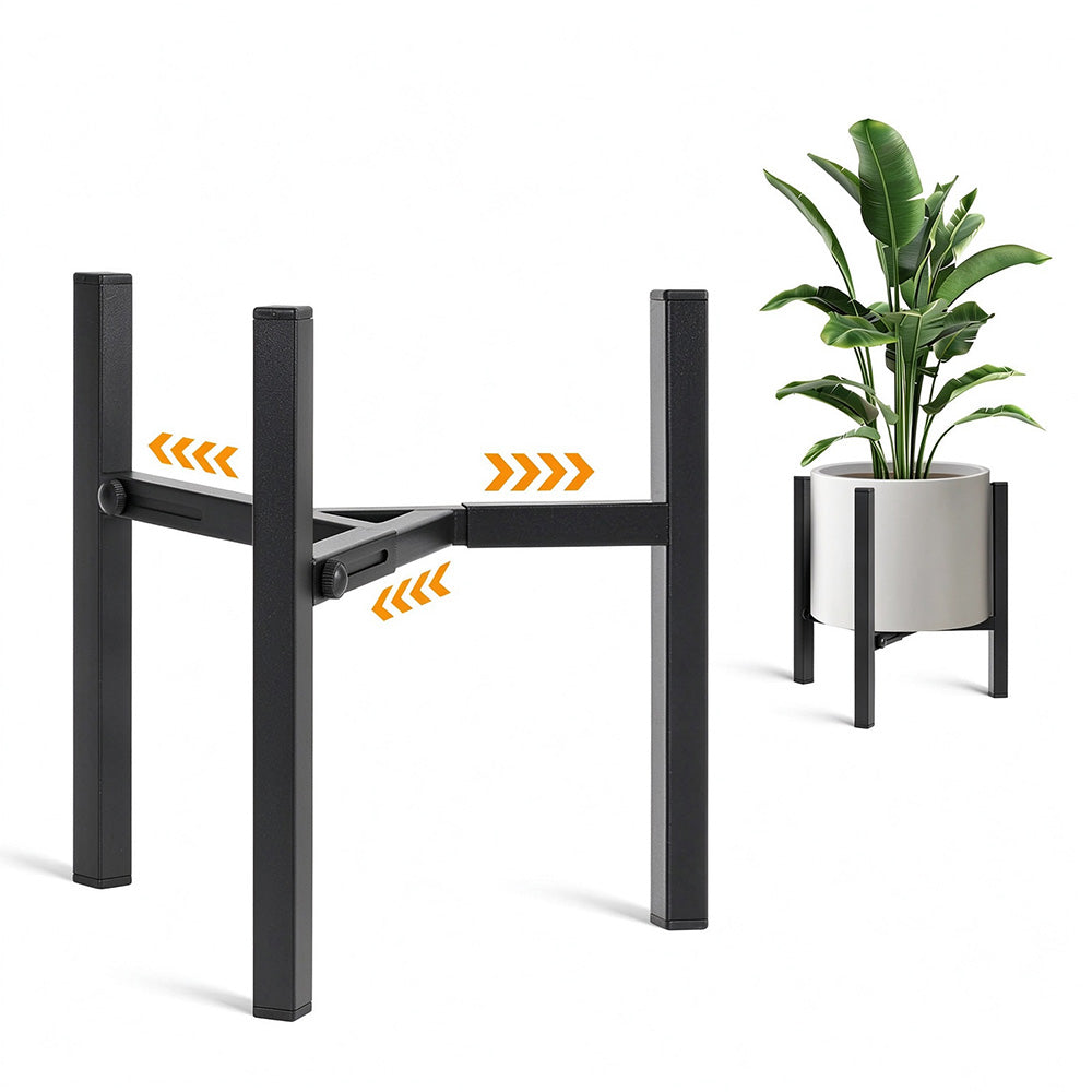 Adjustable Metal Plant Stand for 20.32 to 30.48 cm Flower Pots