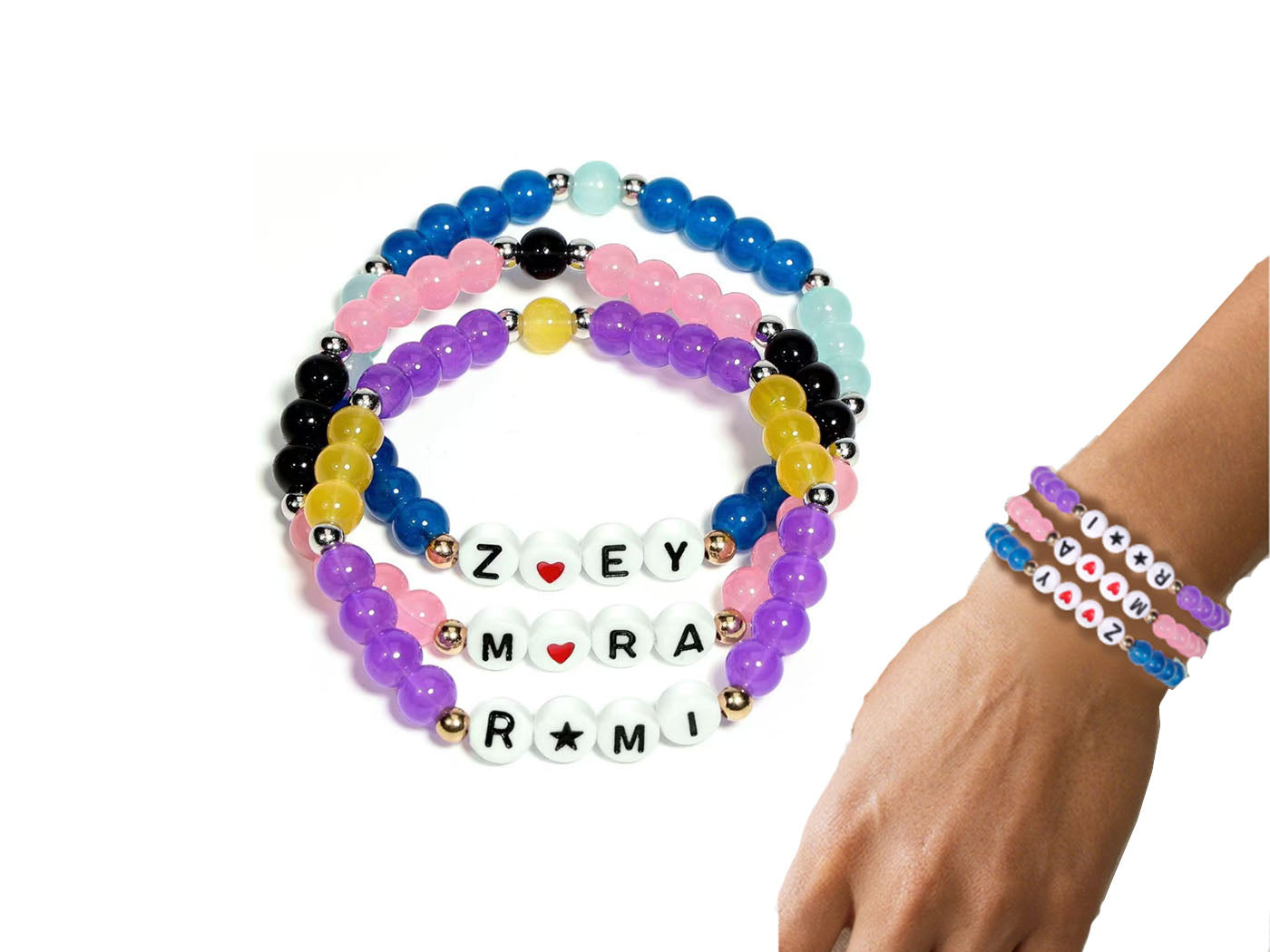 K-Pop Inspired Merch Bracelets Set Costume Accessories Friendship Jewelry