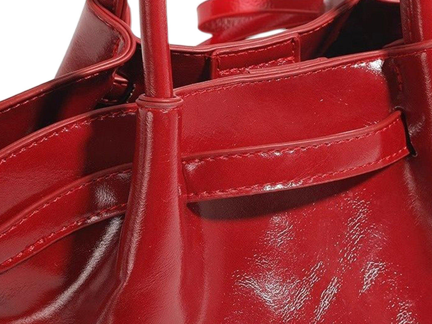 Christmas Red Women Patent Leather Bag Crossbody Bag Purse Handbag