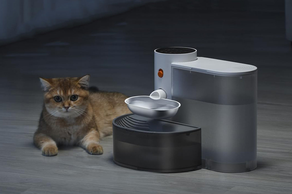 Pet Water Fountain Smart Automatic Rechargeable Water Dispenser for Car Dog