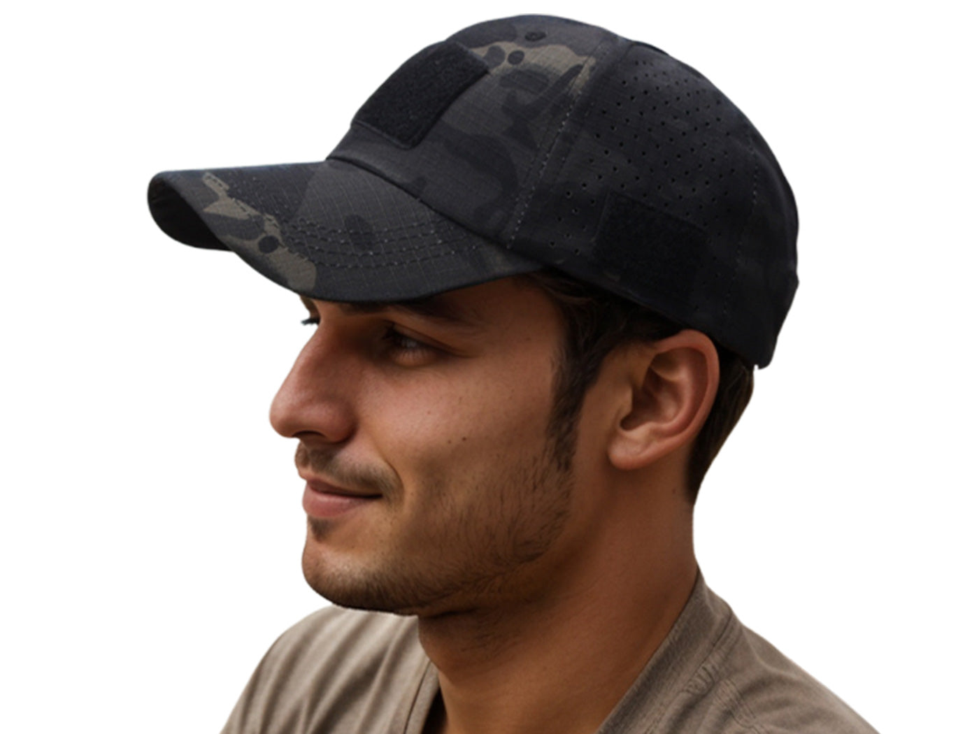 Baseball Cap Adjustable Size Golf Dad Hat with Glasses Holder