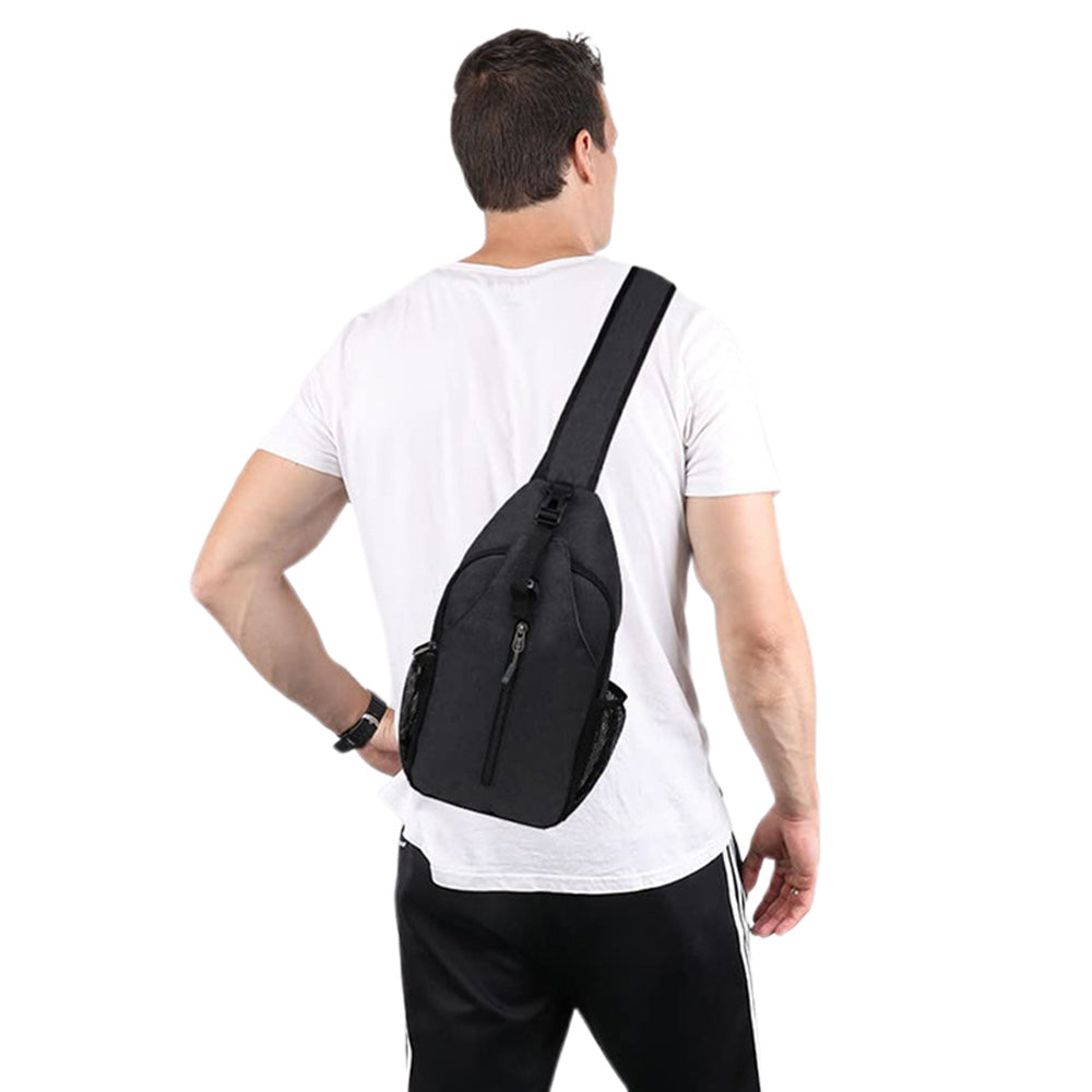 Water-Resistant Crossbody Sling Backpack for Travel and Daily Use