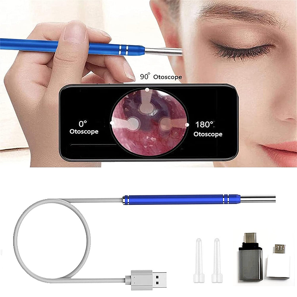 Visual Ear Cleaner Ear Stick Endoscope Earpick Camera Otoscope with 6 LED Lights