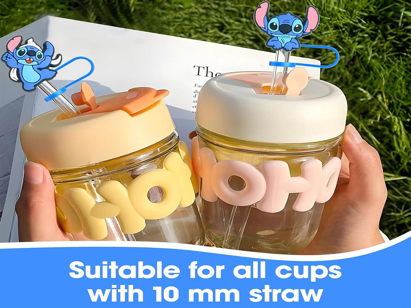 5 Pcs 10 mm Straw Topper for Stanley Tumbler Cup