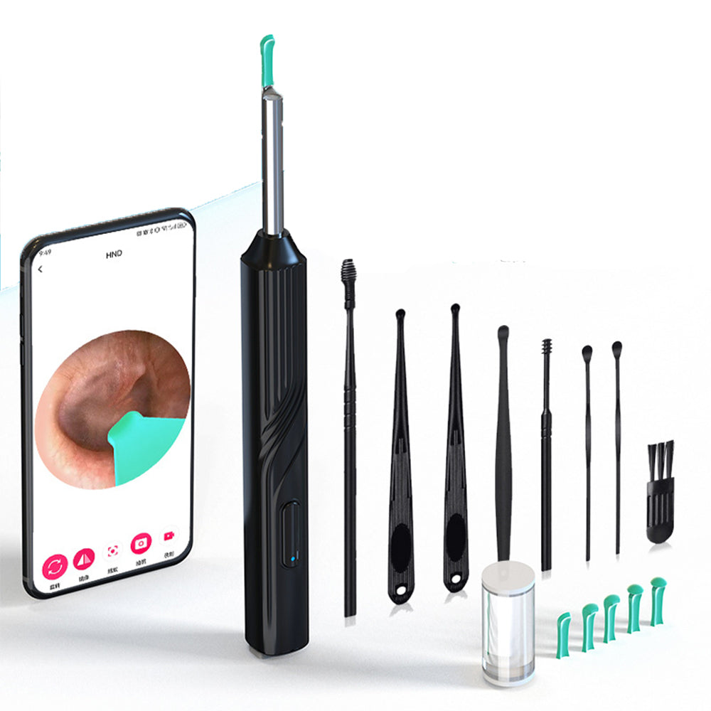 WIFI Connection Ear Wax Removal Tool Ear Set Camera Wireless Visual Ear Otoscope