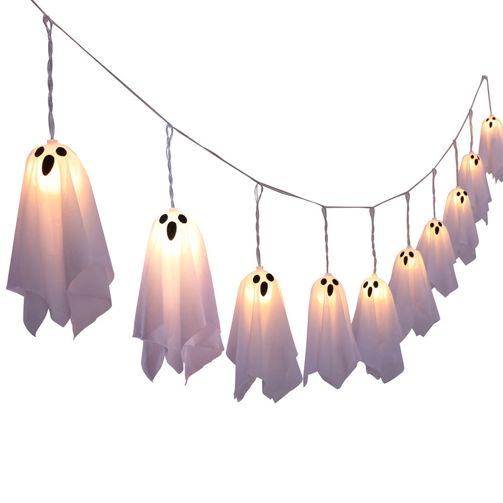 275cm Halloween Warm White LED Hanging Light String with 8 Modes