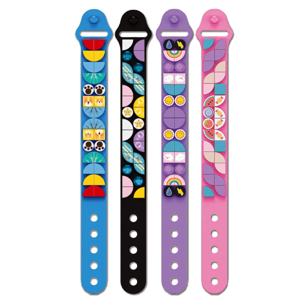 DIY Dots Bracelets Building Blocks Creative Cartoon Bracelet