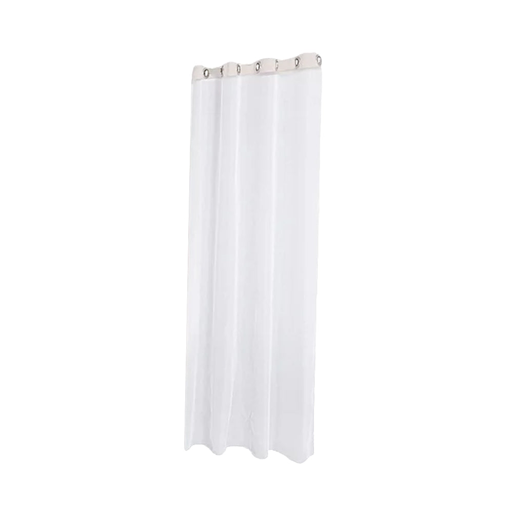 White Outdoor Sheer Curtains for Patio Water-Resistant