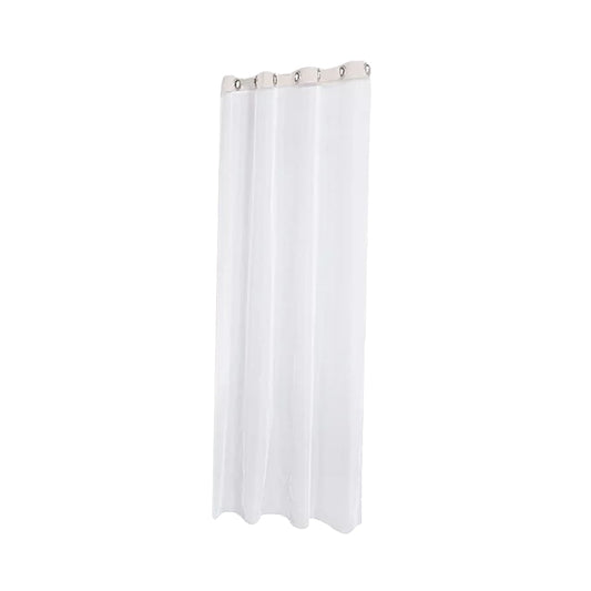 White Outdoor Sheer Curtains for Patio Water-Resistant
