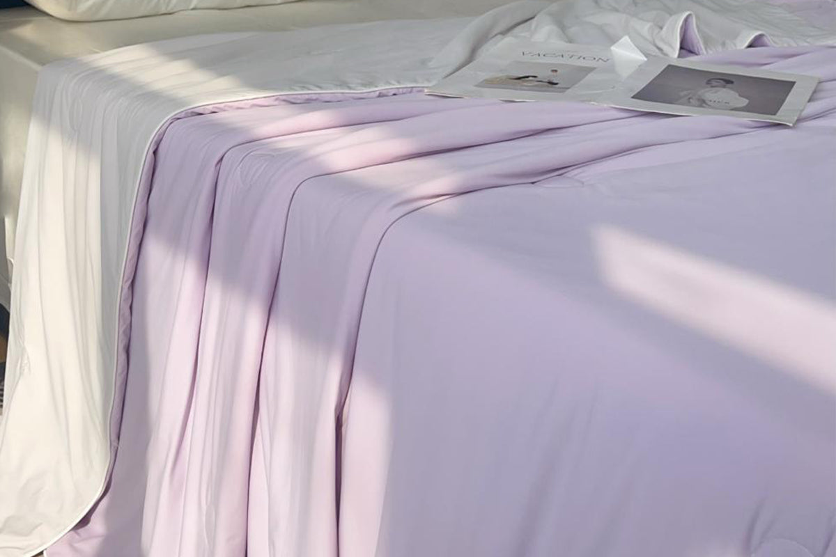 Summer Nylon Cooling Blanket Breathable Cool Feel Blanket for Hot Sleepers